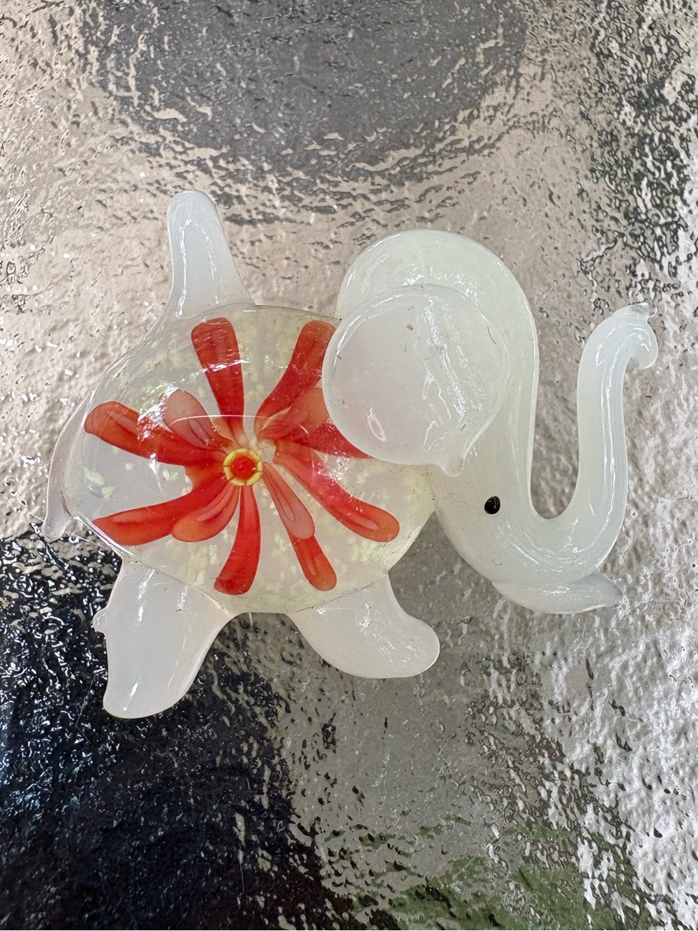 Hand Blown Elephant Pendant